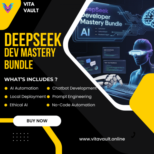 DeepSeek Developer Mastery Bundle – Ultimate AI Coding & Automation Courses