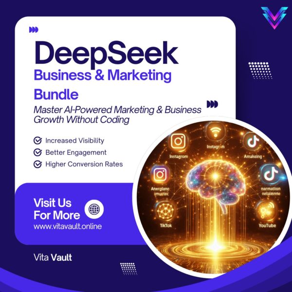 DeepSeek Business & Marketing Bundle – AI Strategies for Entrepreneurs & Marketers